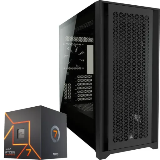 PC Gamer AMD Ryzen 7 7700, RTX 4080 Super, 32GB RAM, 1TB NVMe, WiFi 6E CE-002441