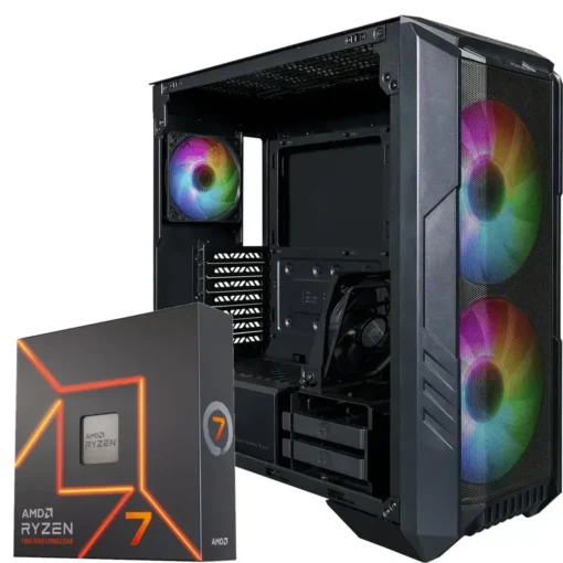 PC Gamer AMD Ryzen 7 7700X, RX 7700 XT, 32GB RAM, 1TB SSD NVMe, WiFi 6 (MPN CE-000951, PC Gamer Personalizado) img-1