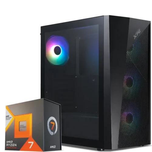 PC Gamer AMD Ryzen 7 7800X3D, RTX 5060 Ti, 32GB DDR5, 1TB NVMe, WiFi 6 + BT (MPN CE-009027, PC Gamer Personalizado) img-1