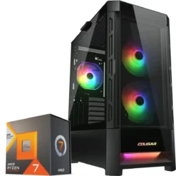 PC Gamer AMD Ryzen 7 7800X3D, RTX 5070 Ti 16GB, 32GB RAM, 2TB NVMe, WiFi 6E (MPN CE-008447, PC Gamer Personalizado) img-1