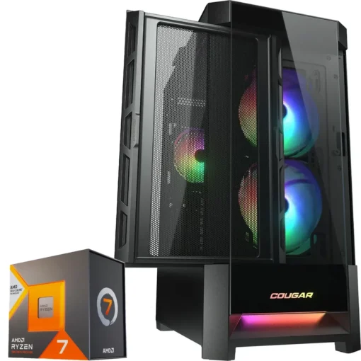 PC Gamer AMD Ryzen 7 7800X3D, RX 9070 XT, 32GB RAM, 1TB NVMe, WiFi 6 (MPN CE-003778, PC Gamer Personalizado) img-1