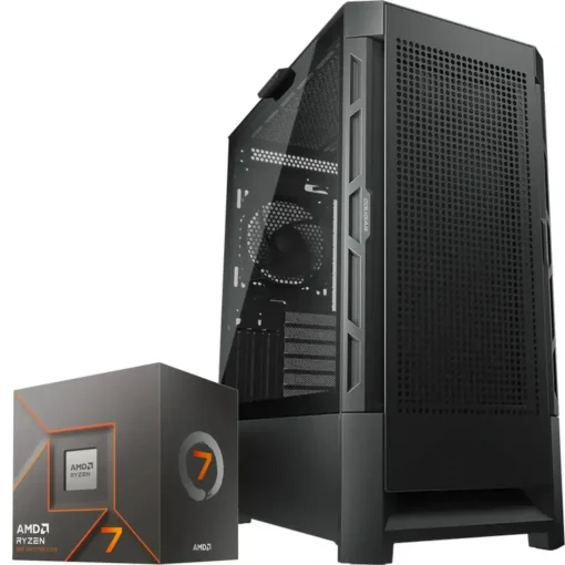 PC Gamer AMD Ryzen 7 8700F, RTX 4060 Ti, 32GB RAM, 2TB NVMe, WiFi 6 (MPN CE-002910, PC Gamer Personalizado) img-1