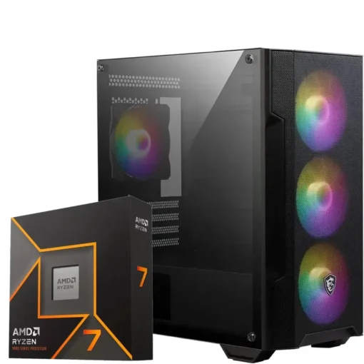 PC Gamer AMD Ryzen 7 9700X, RTX 4060 Ti, 32GB DDR5, 1TB NVMe, WiFi 6 + BT (MPN CE-002089, PC Gamer Personalizado) img-1