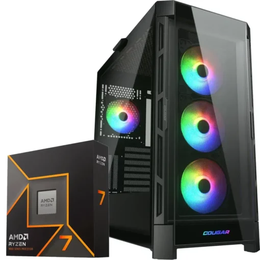 PC Gamer AMD Ryzen 7 9700X, RTX 5070 12GB, 64GB RAM, 2TB NVMe, WiFi 7 (MPN CE-007405, PC Gamer Personalizado) img-1