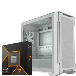 PC Gamer AMD Ryzen 7 9700X, RX 7700 XT, 32GB RAM, 1TB NVMe, WiFi 6E (MPN CE-002502, PC Gamer Personalizado) img-1