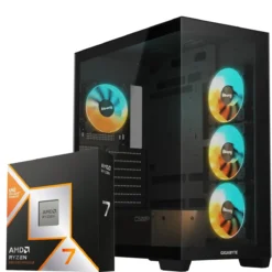 PC Gamer AMD Ryzen 7 9800X3D, RX 9070 XT 16GB, 32GB RAM, 2TB NVMe, WiFi 7 (MPN CE-007401, PC Gamer Personalizado) img-1