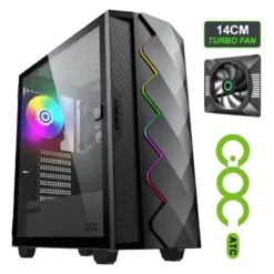 PC Gamer Inteel Core i5-13400F, RX 6600, 16GB RAM, 1TB NVMe, WiFi 6, 700W CE-001899