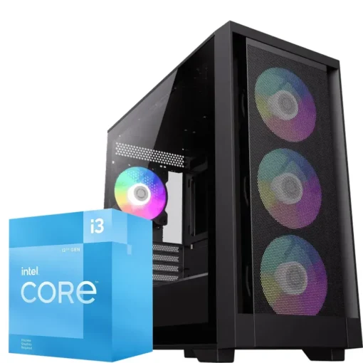 PC Gamer Intel Core i3-12100F, RTX 4060, 16GB RAM, 1TB NVMe, 550W Bronze CE-002420