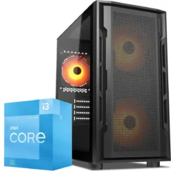 PC Gamer Intel Core i3-12100F, RTX 4060, 16GB RAM, 1TB NVMe, 550W Bronze (MPN CE-002558, PC Gamer Personalizado) img-1