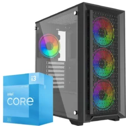 PC Gamer Intel Core i3-12100F, Radeon RX 6600, 16GB RAM, 1TB NVMe, 550W Bronze (MPN CE-001844, PC Gamer Personalizado) img-1