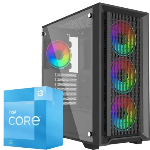 PC Gamer Intel Core i3-12100F, Radeon RX 6600, 16GB RAM, 1TB NVMe, 550W Bronze (MPN CE-001844, PC Gamer Personalizado) img-1