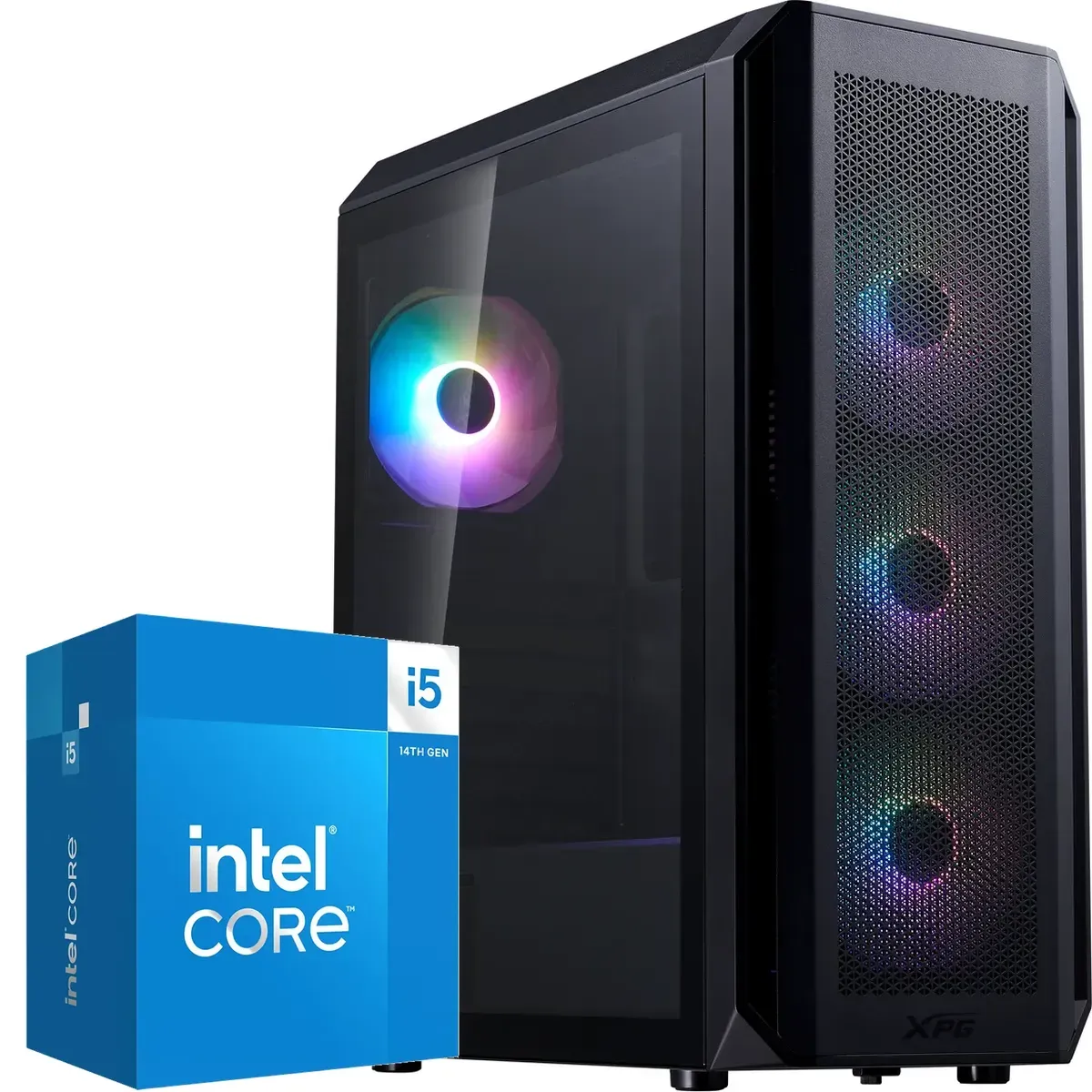 PC Gamer Intel Core i5-14400, RTX 5060 Ti 8GB, 32GB RAM, 1TB NVMe, WiFi 6 (MPN CE-008994, PC Gamer Personalizado) img-1