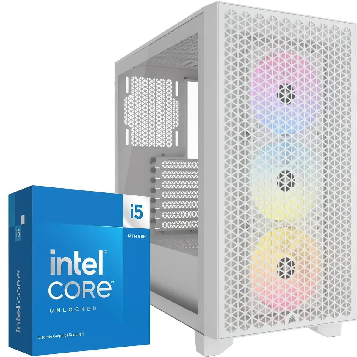 PC Gamer Intel Core i5-14600KF, RTX 5060 Ti 8GB, 32GB RAM, 1TB NVMe, WiFi 6 (MPN CE-008541, PC Gamer Personalizado) img-1