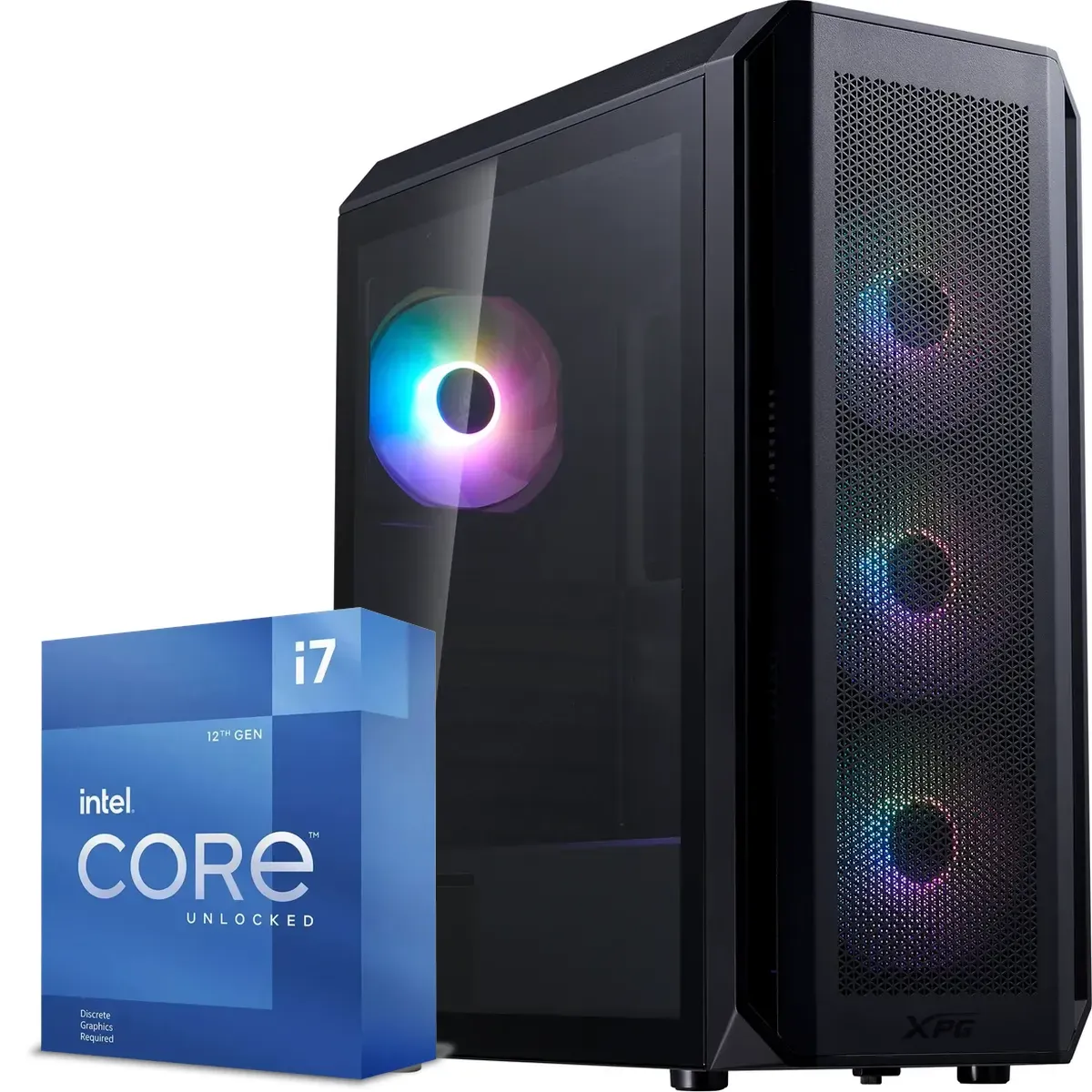PC Gamer Intel Core i7-12700KF, 2x RTX 5050 8GB, 32GB RAM, 1TB NVMe, WiFi 6 (MPN CE-009108, PC Gamer Personalizado) img-1