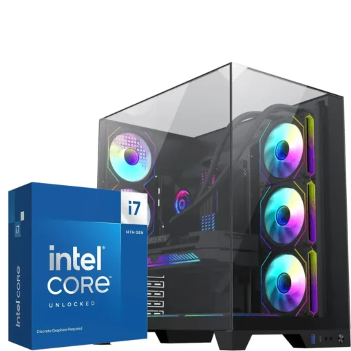 PC Gamer Intel Core i7-14700KF, RTX 4070 Ti Super, 32GB RAM, 1TB NVMe, WiFi 6E (MPN CE-003342, PC Gamer Personalizado) img-1