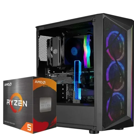 PC Workstation AMD Ryzen 5 5500, GTX 1650, 32GB RAM, 500GB NVMe, 550W Bronze (MPN CE-001575, Workstations Personalizadas) img-1
