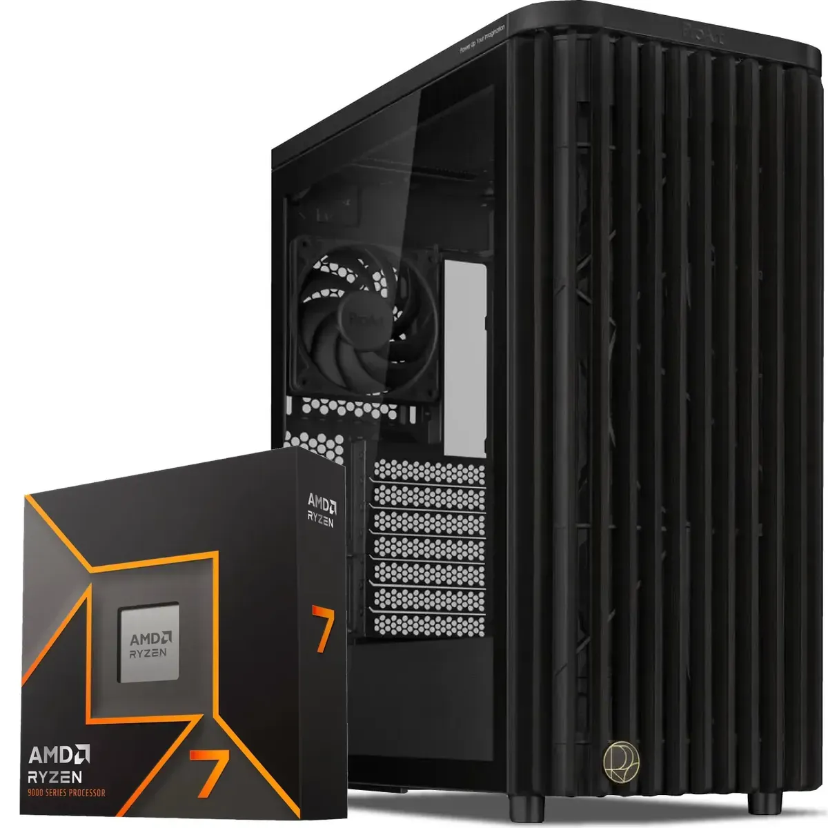 PC Workstation AMD Ryzen 7 9700X, RX 9070 XT 16GB, 32GB RAM, 2TB NVMe, WiFi 6e (MPN CE-009156, Workstations Personalizadas) img-1