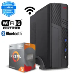 PC de Escritorio AMD Ryzen 5 4600G, 16GB RAM, 250GB SSD NVMe, WiFi 6 + BT CE-002061