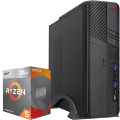 PC de Escritorio AMD Ryzen 5 4600G, 16GB RAM, 500GB SSD NVMe (MPN CE-002952, PC de Oficina Personalizado) img-1