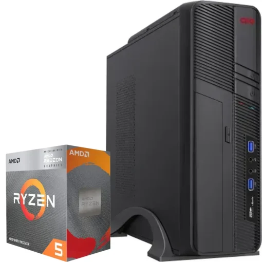 PC de Escritorio AMD Ryzen 5 4600G, 16GB RAM, 500GB SSD NVMe (MPN CE-002952, PC de Oficina Personalizado) img-1