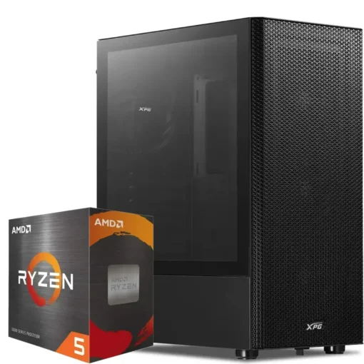 PC de Escritorio AMD Ryzen 5 5600, RTX 4060, 32GB RAM DDR4, 1TB NVMe, WiFi 6 (MPN CE-003614, PC de Oficina Personalizado) img-1