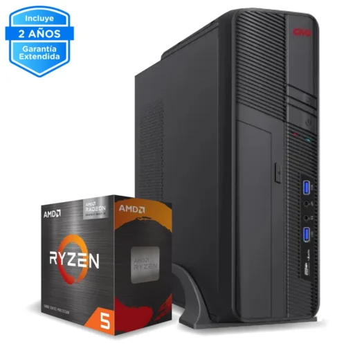 PC de Escritorio AMD Ryzen 5 5600G, 8GB RAM, 250GB SSD NVMe CE-000004 img-1