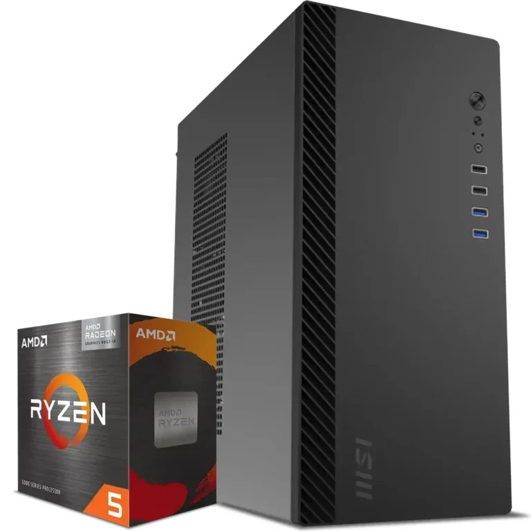 PC De Escritorio AMD Ryzen 5 5600GT, 16GB RAM, 1TB NVMe, WiFi 5