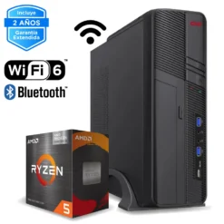 PC de Escritorio AMD Ryzen 5 5600GT, 16GB RAM, 1TB SSD NVMe 3500MB/s, WiFi 6 CE-001660