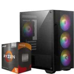 PC de Escritorio AMD Ryzen 5 5600GT, 32GB RAM, 1TB SSD NVMe (MPN CE-002160, PC de Oficina Personalizado) img-1