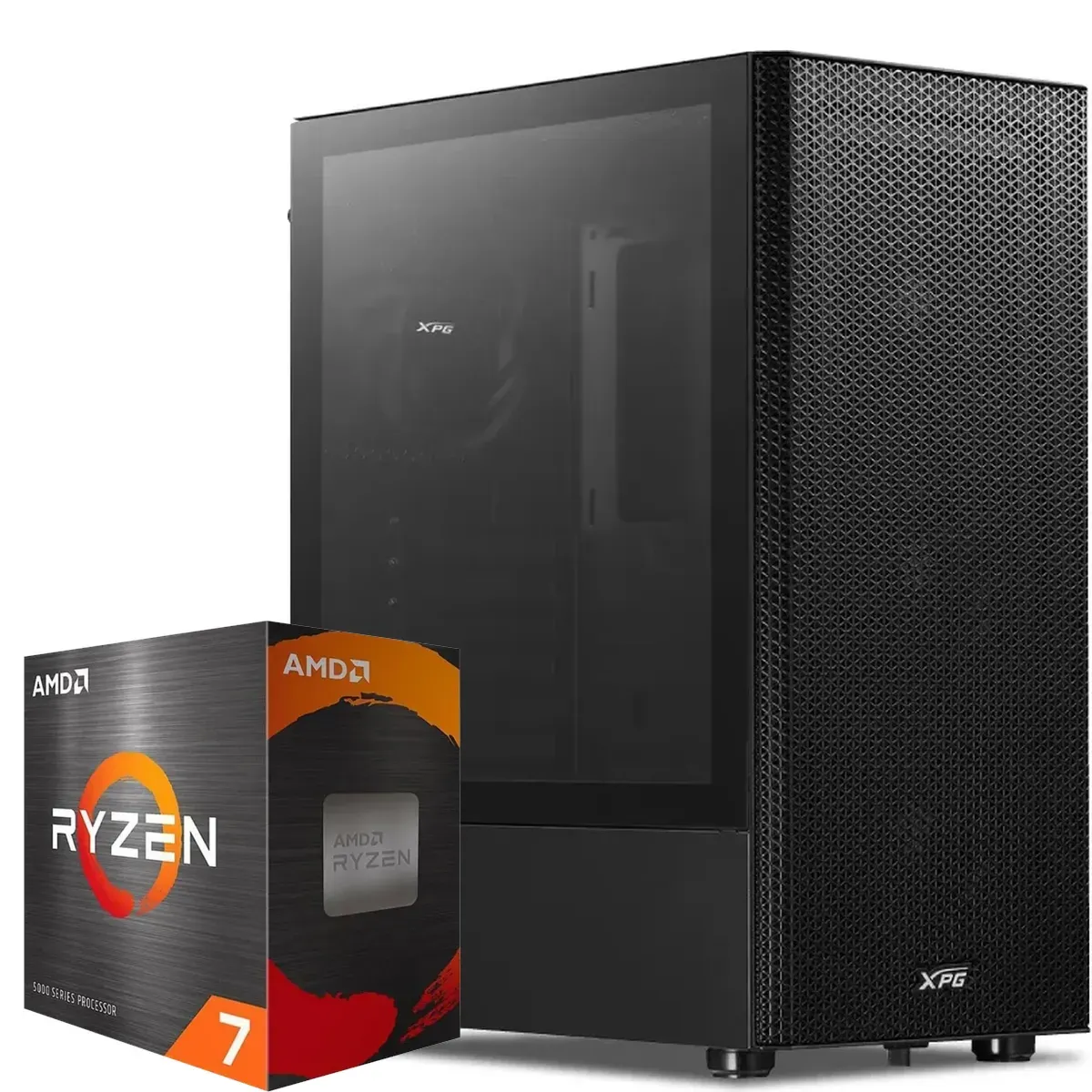 PC de Escritorio AMD Ryzen 7 5700, RTX 3050, 32GB RAM, 1TB SSD NVMe,WiFi 6 + BT (MPN CE-009196, PC de Oficina Personalizado) img-1