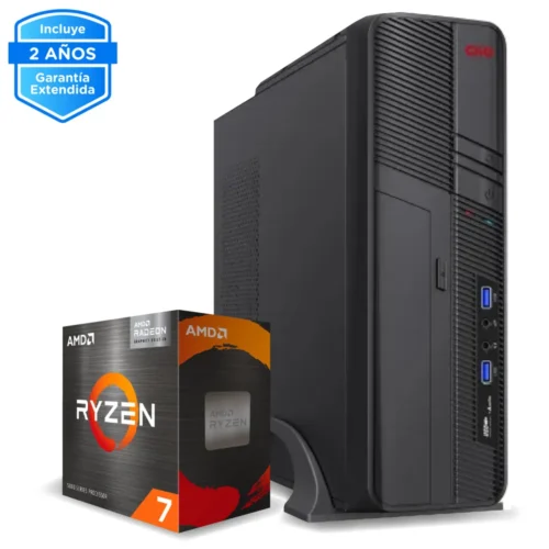 PC de Escritorio AMD Ryzen 7 5700G, 16GB RAM, 1TB SSD NVMe 3500MB/s CE-000964