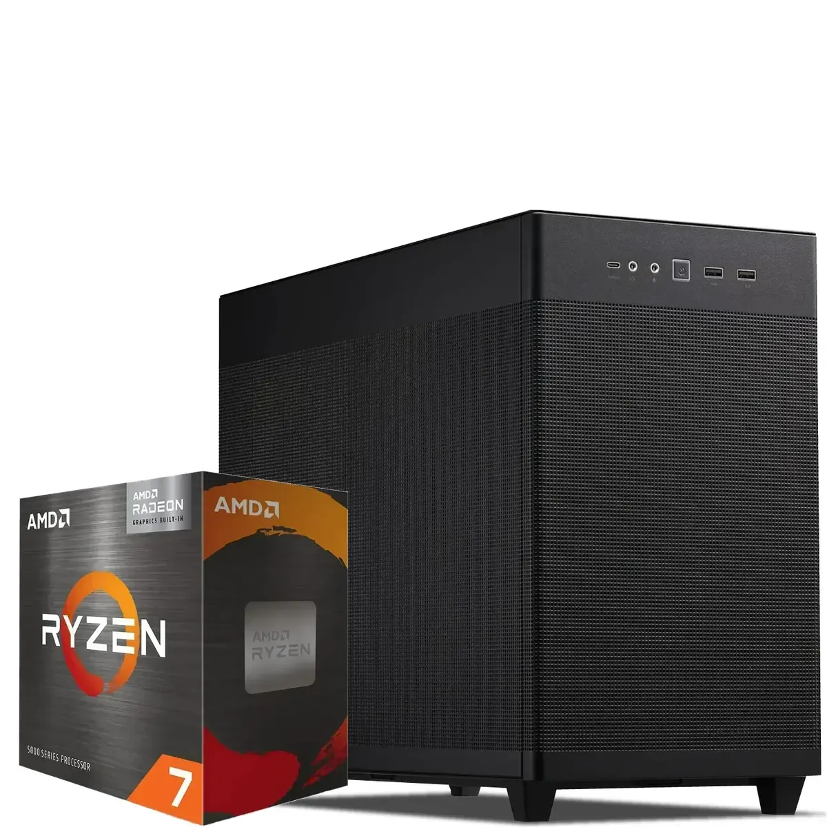 PC de Escritorio AMD Ryzen 7 5700G, 16GB RAM, 1TB SSD NVMe Gen4 (MPN CE-009128, PC de Oficina Personalizado) img-1
