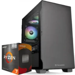 PC de Escritorio AMD Ryzen 7 5700G, 16GB RAM, 512GB SSD NVMe Gen4, WiFi (MPN CE-000240, PC de Oficina Personalizado) img-1