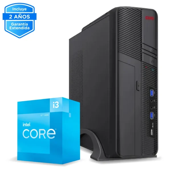 PC de Escritorio Intel Core i3-12100, 16GB RAM, 250GB SSD NVMe CE-001107