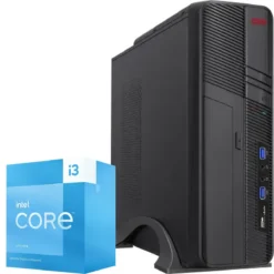 PC de Escritorio Intel Core i3-13100F, GT 710, 16GB RAM, 500GB SSD NVMe (MPN CE-001005, PC de Oficina Personalizado) img-1