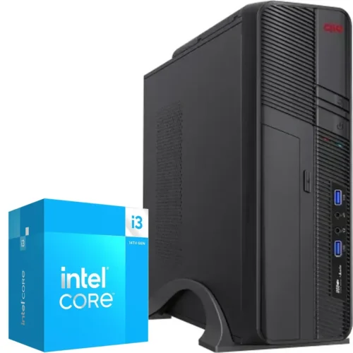 PC de Escritorio Intel Core i3-14100, 16GB RAM, 500GB SSD NVMe (MPN CE-008885, PC de Oficina Personalizado) img-1