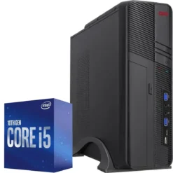 PC de Escritorio Intel Core i5-10400, 8GB RAM, 500GB SSD NVMe Gen4 (MPN CE-000108, PC de Oficina Personalizado) img-1