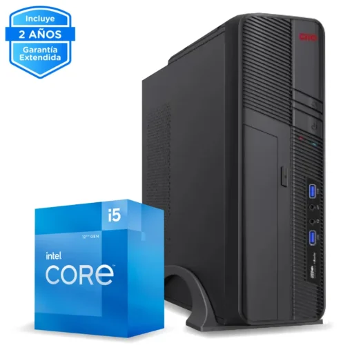 PC de Escritorio Intel Core i5-12400, 16GB DDR5, 1TB SSD NVMe 4.0 7000MB/s CE-001748