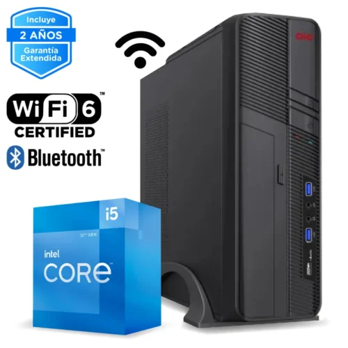 PC de Escritorio Intel Core i5-12400, 16GB RAM, 1TB SSD NVMe, WiFi 6, Bluetooth CE-001101 img-1