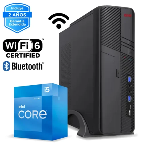 PC de Escritorio Intel Core i5-12400, 16GB RAM, 1TB SSD NVMe, WiFi 6 CE-002026