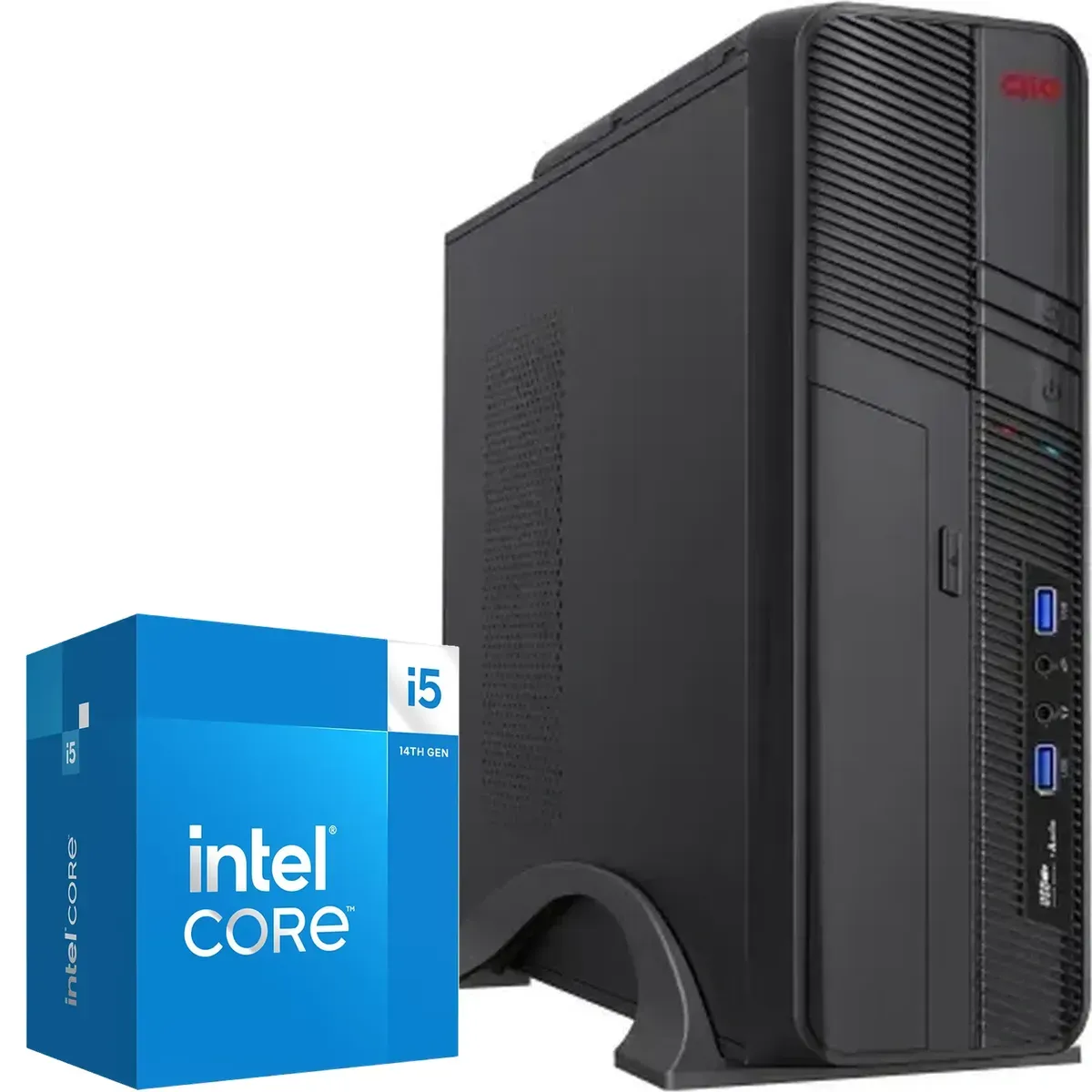 PC de Escritorio Intel Core i5-14400, 16GB RAM, 500GB SSD, WiFi 6 (MPN CE-009063, PC de Oficina Personalizado) img-1