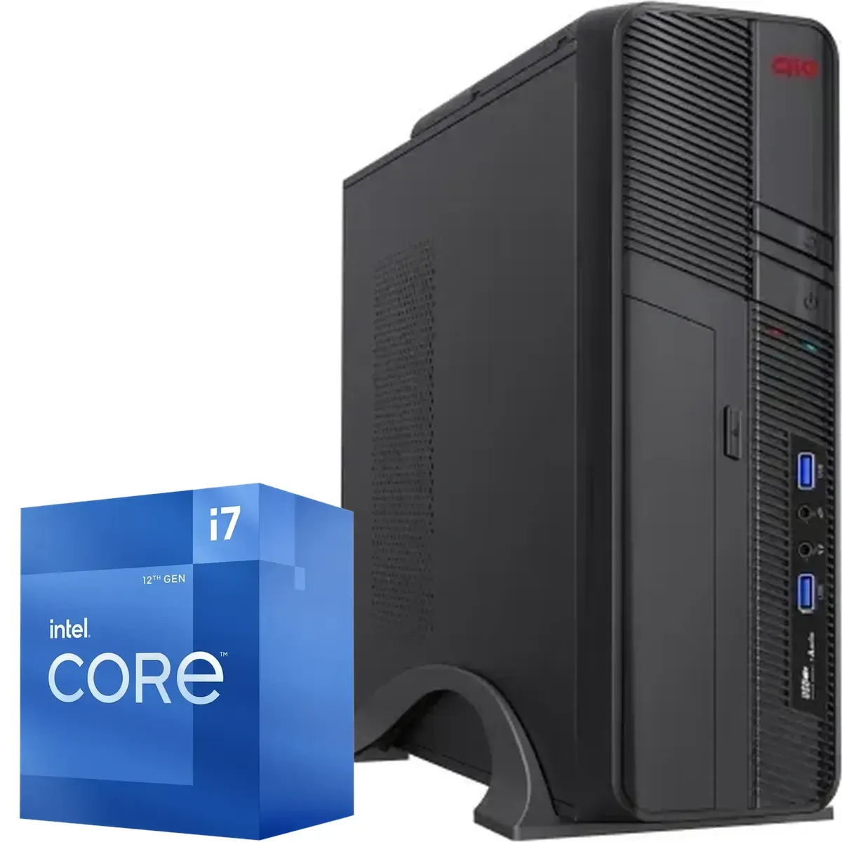 PC De Escritorio Intel Core I7-12700, 16GB RAM, 500GB NVMe, 1TB
