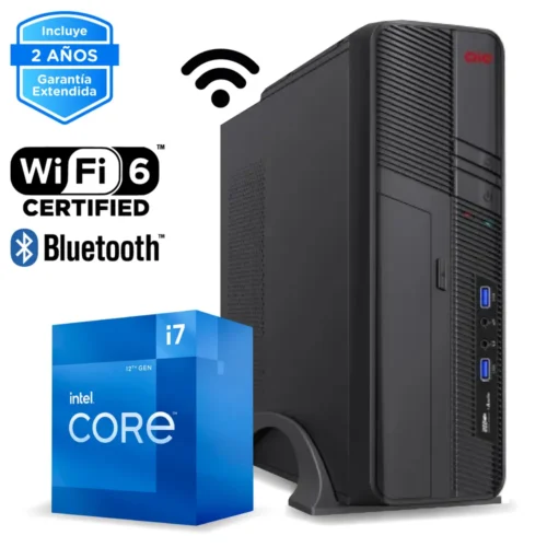 PC de Escritorio Intel Core i7-12700, 16GB RAM, 500GB SSD NVMe, WiFi 6 + BT CE-002030