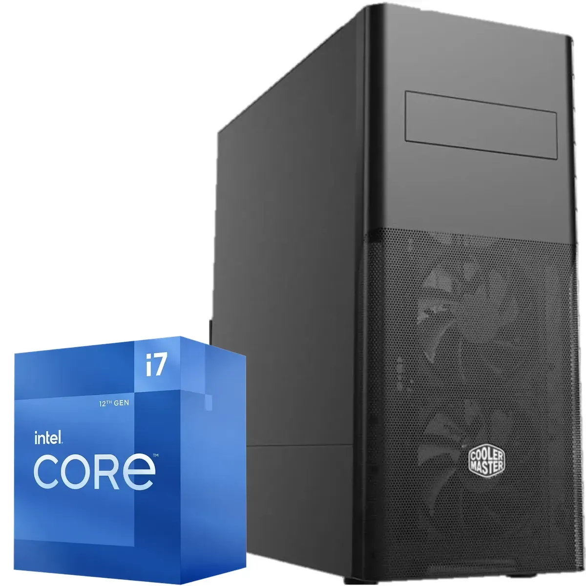 PC de Escritorio Intel Core i7-12700, 32GB RAM, 500GB SSD NVMe, DVD Lector (MPN CE-009296, PC de Oficina Personalizado) img-1