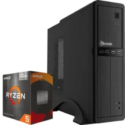 PC de Trabajo AMD Ryzen 5 5600G, 16GB RAM, 1TB SSD NVMe (MPN CE-PCOF0084, PC de Oficina Personalizado) img-1