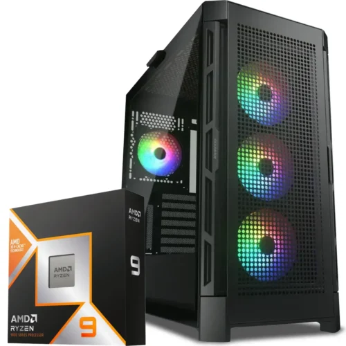 PC gamer AMD Ryzen 9 9950X3D, RTX 5080 16GB, 96GB RAM, 6TB SSD, WiFi (MPN CE-009070, PC Gamer Personalizado) img-1