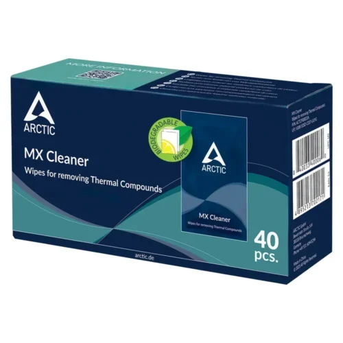 Paños Limpieza ARCTIC MX Cleaner Wipes para compuestos Térmicos (40 unid) ACTCP00033A img-1