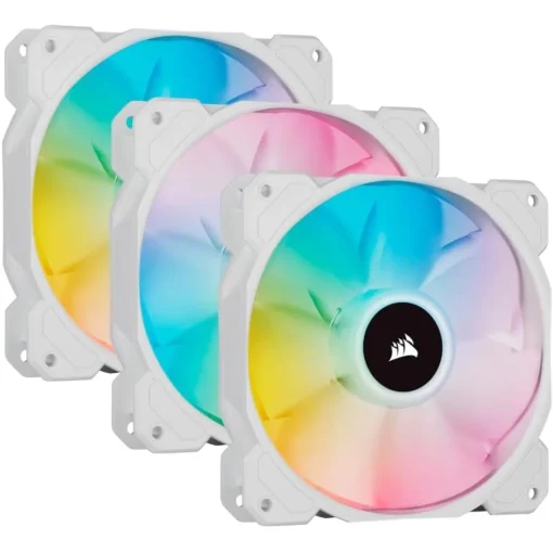 Pack 3 Ventiladores Gabinete 120mm Corsair iCUE SP 120 RGB ELITE (A-RGB) CO-9050137-WW