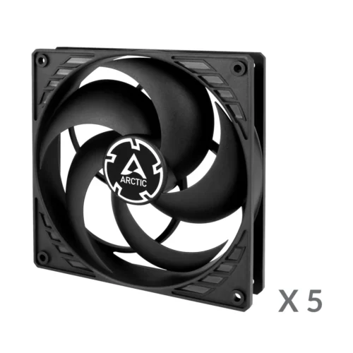 VENTILADOR 14CM ARCTIC P14 PRO PST NEGRO PACK 5 VENTILADORES - miniatura 3