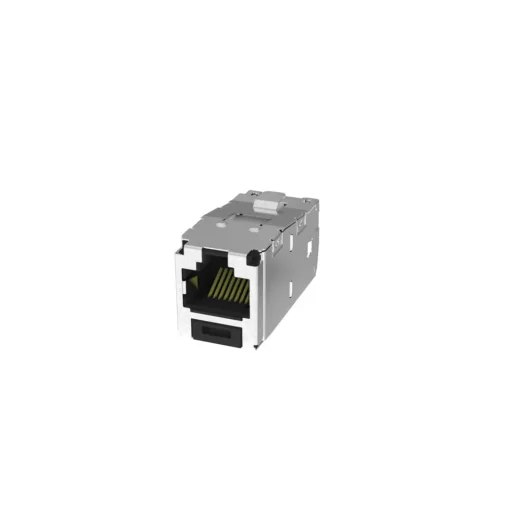 Panduit Módulo Hembra Negro Blindado Cat.6A, Rj45, 10 Gb/S, 22-26 AWG CJS6X88TGY